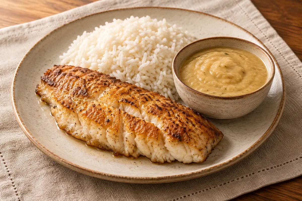 Filé de pescada amarela grelhado